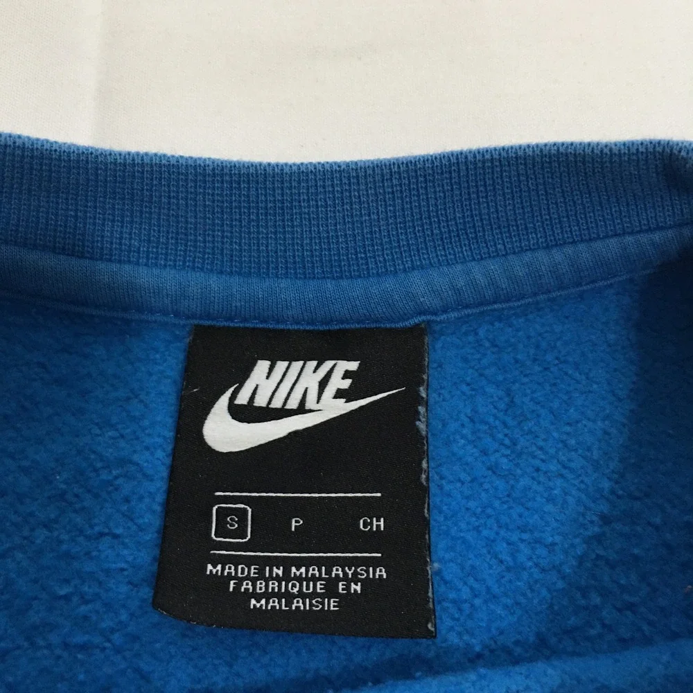 Nike Sportswear Club Fleece Men's Crew Sweatshirt Small Blue